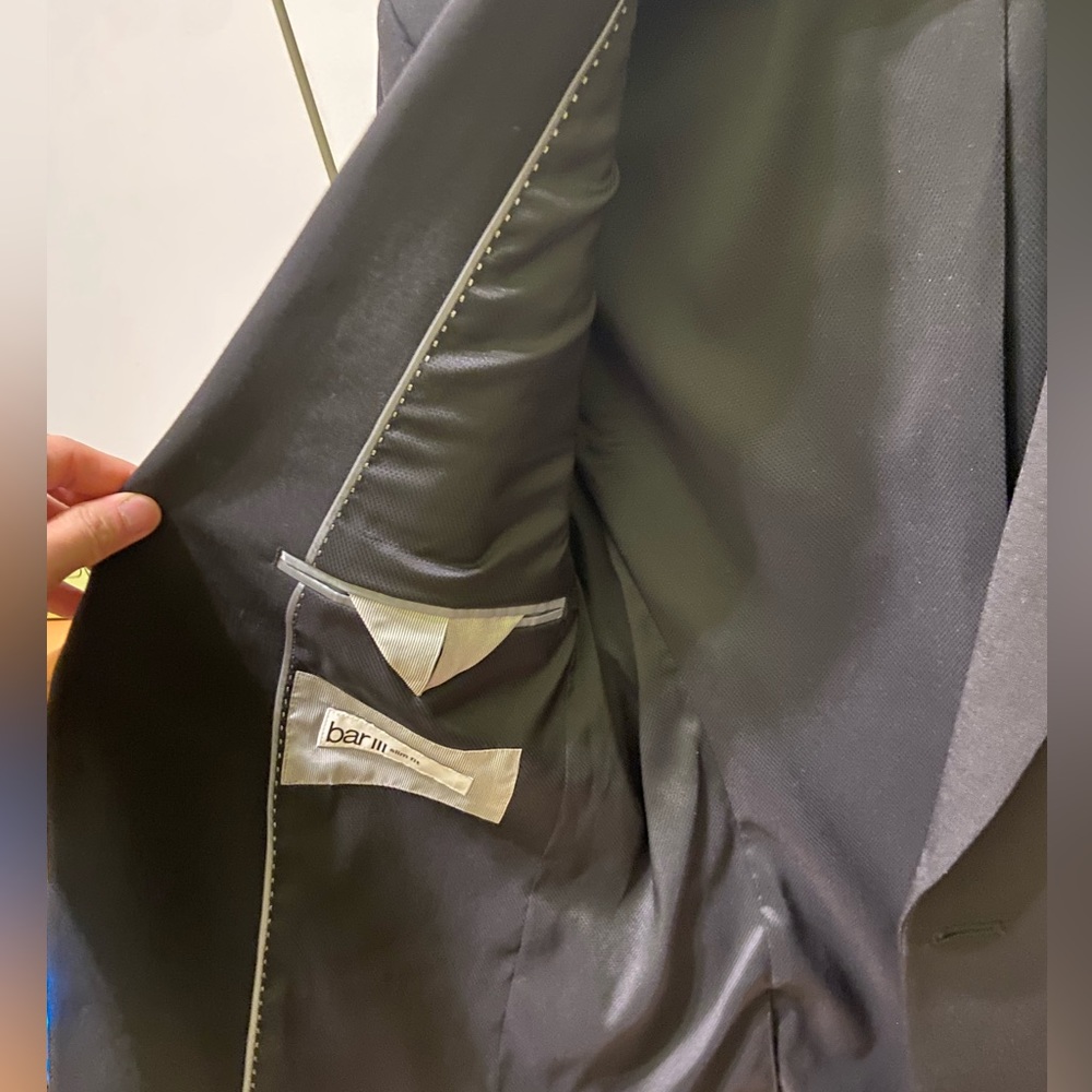 Brand new black Bar III slim fit suit jacket and blue suit jacket - Picture 4 of 9